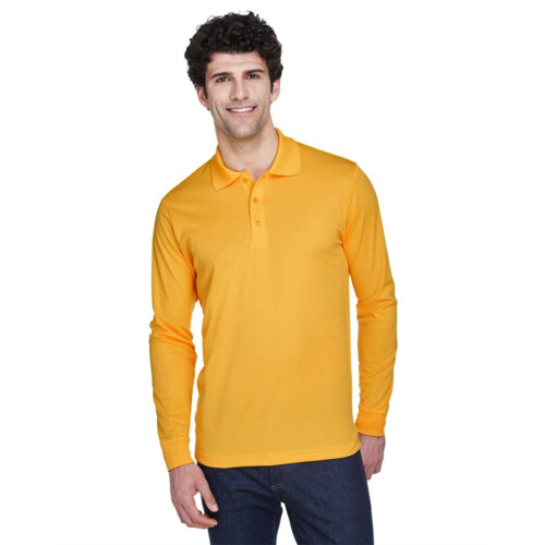 Men's Pinnacle Performance Long Sleeve Piqué Polo Thumbnail