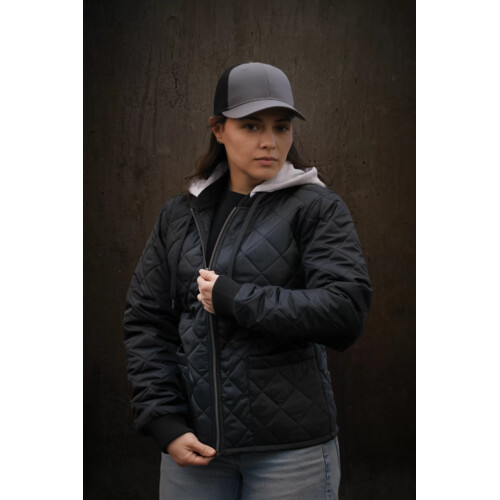 ATC WeRK™ QUILTED FREEZER LADIES’ JACKET WITH DETACHABLE HOOD Thumbnail