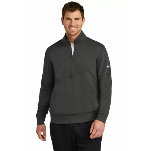 NIKE CLUB FLEECE SLEEVE SWOOSH 1/2 ZIP Thumbnail