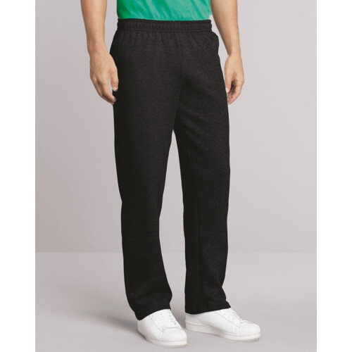 Heavy Blend Open-Bottom Midweight Fleece Sweatpants with Pockets Thumbnail