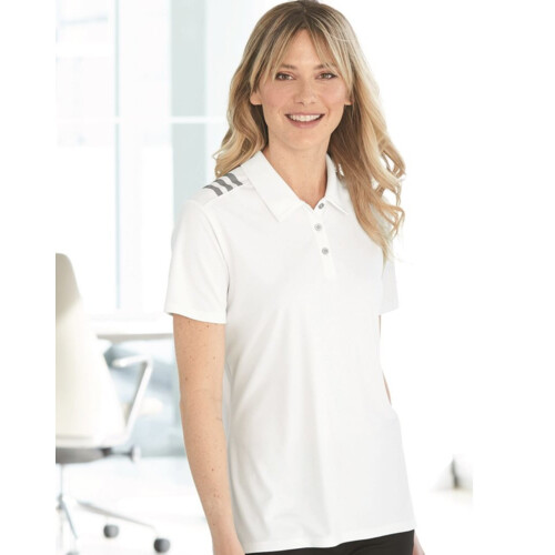 Women's 3-Stripes Shoulder Sport Polo Shirt Thumbnail