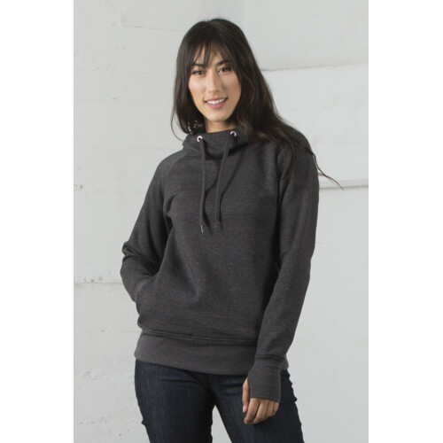 ESActive Vintage Pullover Ladies' Hooded Fleece Sweatshirt Thumbnail