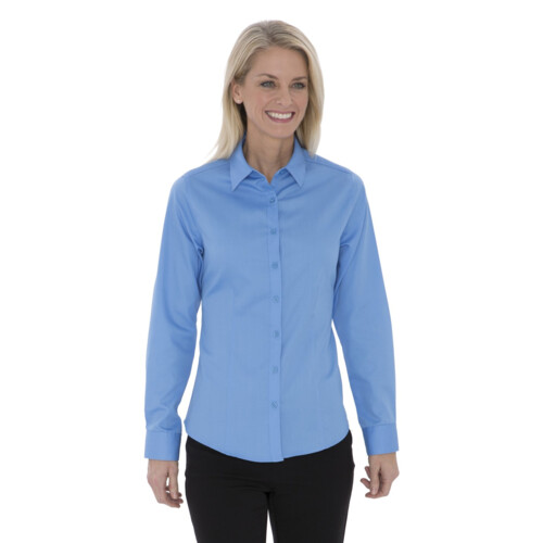 Coal Harbour Everyday Long Sleeve Woven Ladies' Button up Shirt Thumbnail