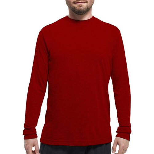 Midweight Gold Soft Touch Cotton Long Sleeve T-Shirt Thumbnail