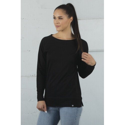 KOI Element Mid-weight Crew Ladies' Fleece Sweatshirt Thumbnail