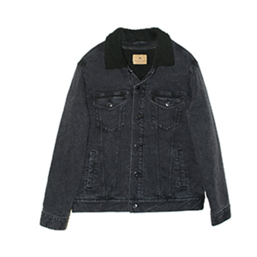 Unisex Sherpa-Lined Denim Jacket Thumbnail