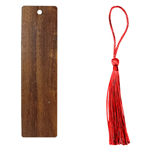 Coyote Dark Brown Wooden Bookmark Thumbnail