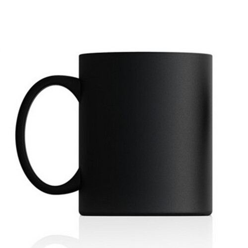 11oz Coyote's Matte Black Ceramic Coffee mug Thumbnail