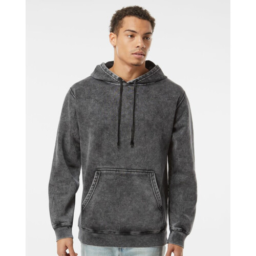 Midweight Mineral Wash Hooded Fleece Sweatshirt Thumbnail