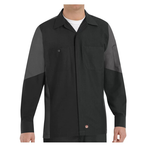 Long Sleeve Woven Crew Shirt Thumbnail