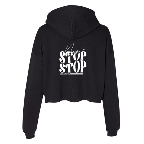Never Stop - Women's Crop Fleece Hoodie Thumbnail
