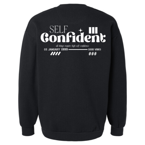 Self Confident - ReFlex Fleece Crewneck Sweatshirt Thumbnail