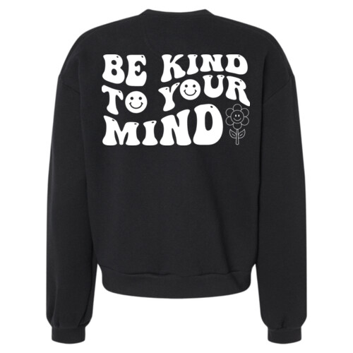Be Kind - ReFlex Women's Fleece Crewneck Sweatshirt Thumbnail