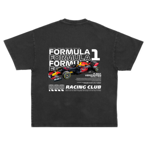 Formula Rebel 33 - Unisex Super Heavy Oversized Tee Thumbnail