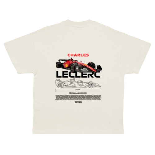 Leclerc Mode Attack - Unisex Super Heavy Oversized Tee Thumbnail
