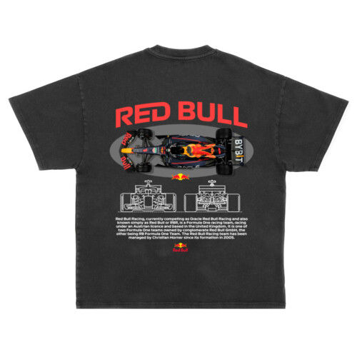 Overdrive Vision Redbull - Unisex Super Heavy Oversized Tee Thumbnail