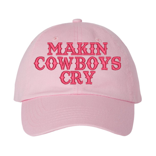 Making Cowboys Cry - Bio-Washed Twill Adjustible Classic Dad’s Cap Thumbnail