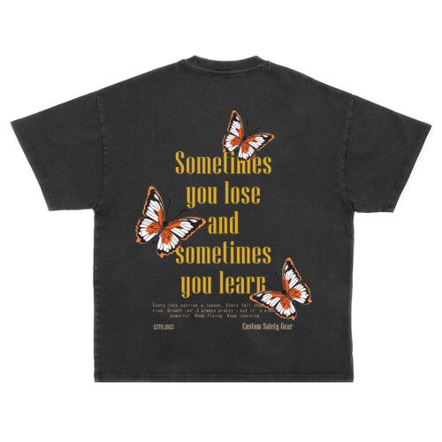 Fly Through the Fall - Unisex Super Heavy Oversized Tee Thumbnail