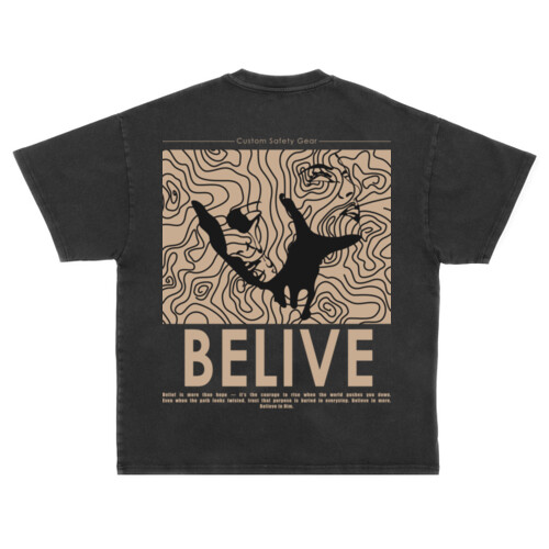 Twisted Faith - Unisex Super Heavy Oversized Tee Thumbnail