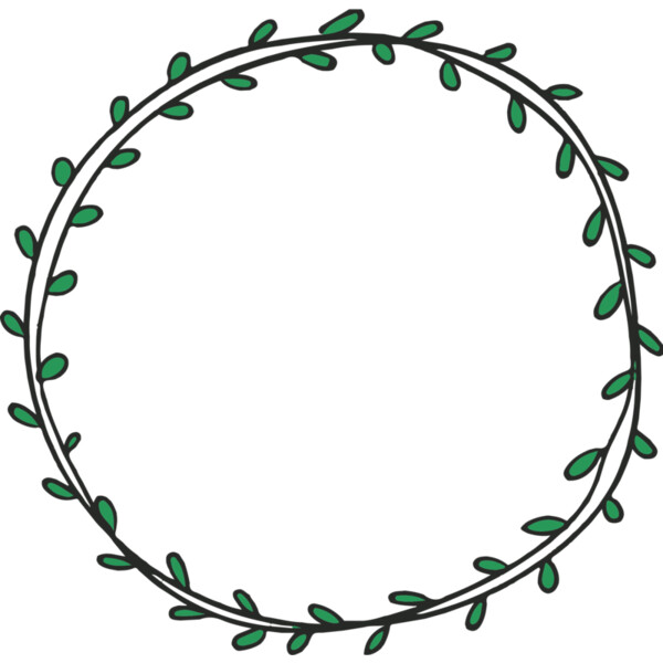 Doodle Leaf Border (0089) Thumbnail