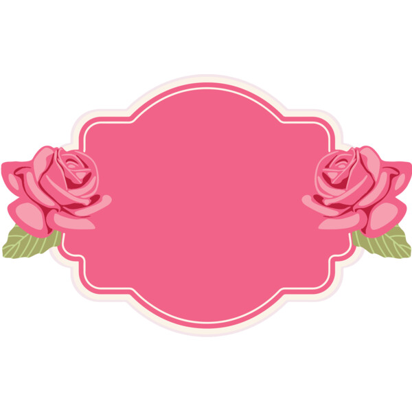 Rose Tag Border (0088) Thumbnail