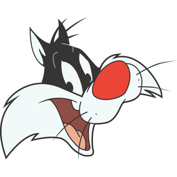 Sylvester Cat Head (0183) Thumbnail