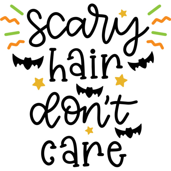 Scary Hair Don't Care Doodle (1013) Thumbnail