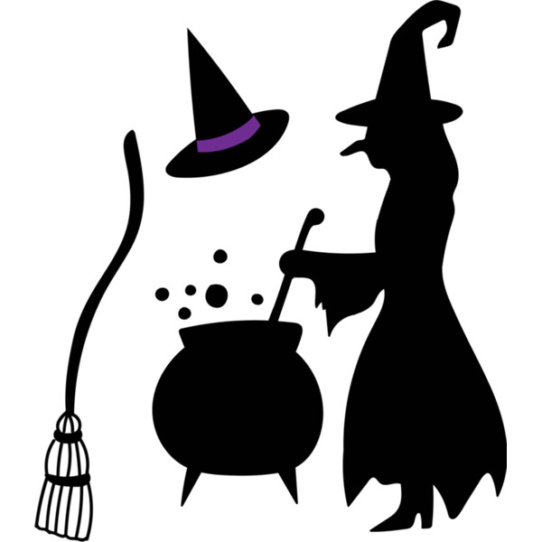Hat Broom Witch (0899) Thumbnail
