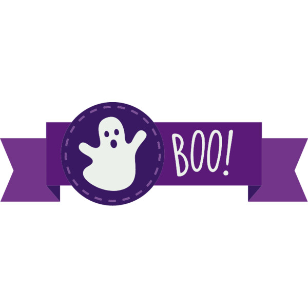 Boo Ribbon (0961)  Thumbnail