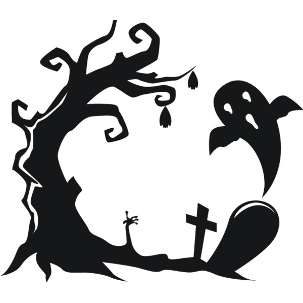 Spooky Scene Border (0921) Thumbnail