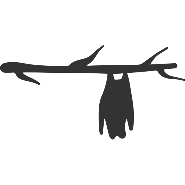 Bat on Branch (0864) Thumbnail