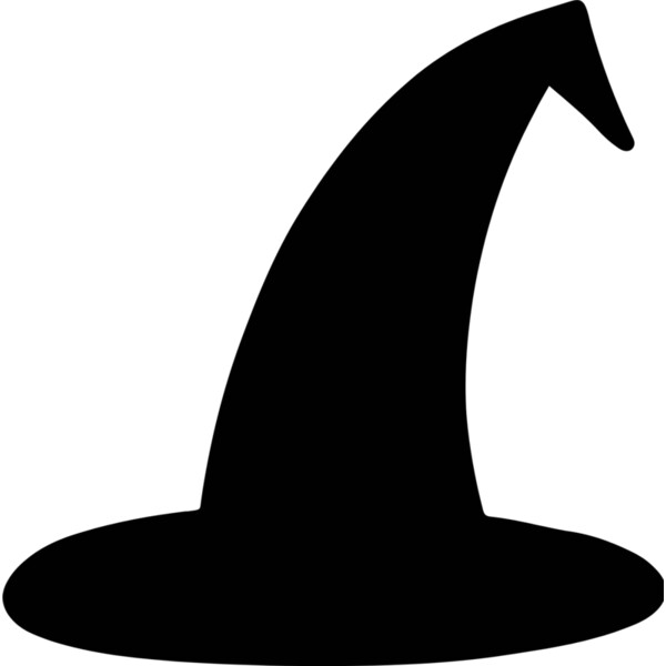 Witch Hat Silhouette (0906) Thumbnail