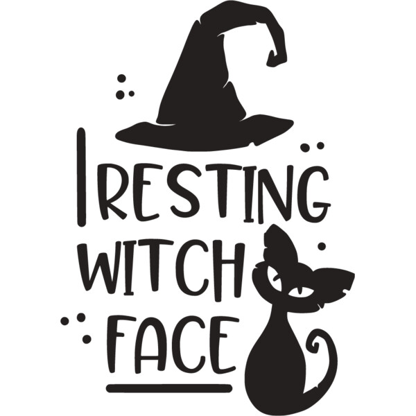 Resting Witch Face Cat (0851) Thumbnail