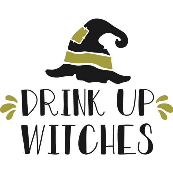 Drink Up Witches Hat (0806) Thumbnail