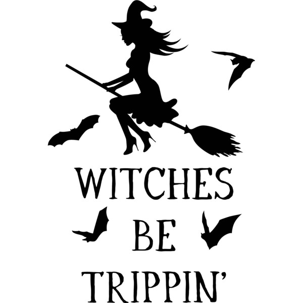 Witches Trippin' Silhouette (0831) Thumbnail