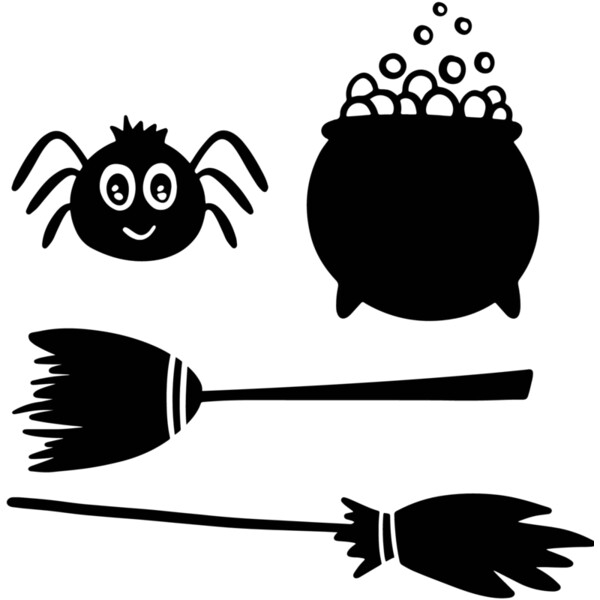 Cauldron Spider Brooms (0893) Thumbnail