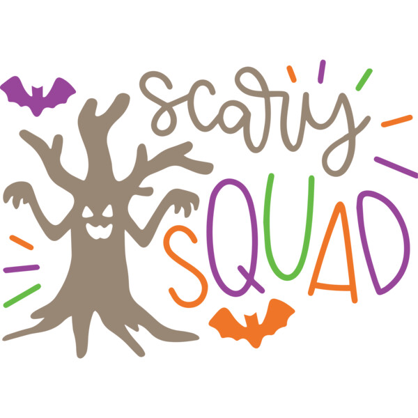 Scary Squad Thin Tree (1031) Thumbnail