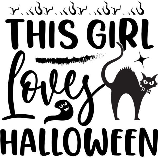 Girl Loves Halloween Solid (0926) Thumbnail