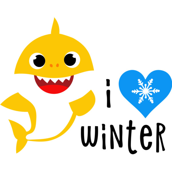 I Love Winter Yellow (0440) Thumbnail