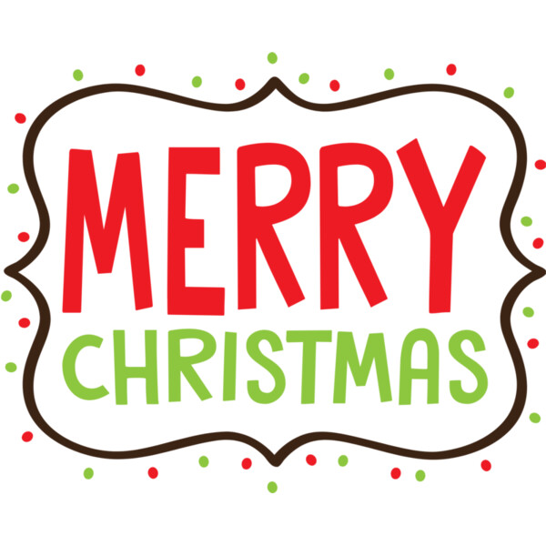 Merry Xmas Bold Bordered (0742) Thumbnail