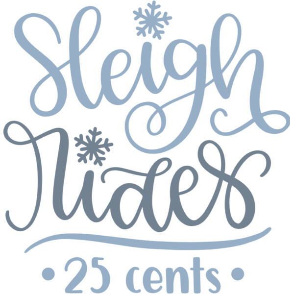Sleigh Rides 25 cents (0636) Thumbnail