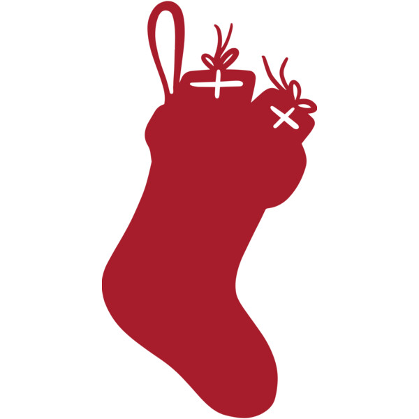 Stocking Silhouette Gifts (0543) Thumbnail