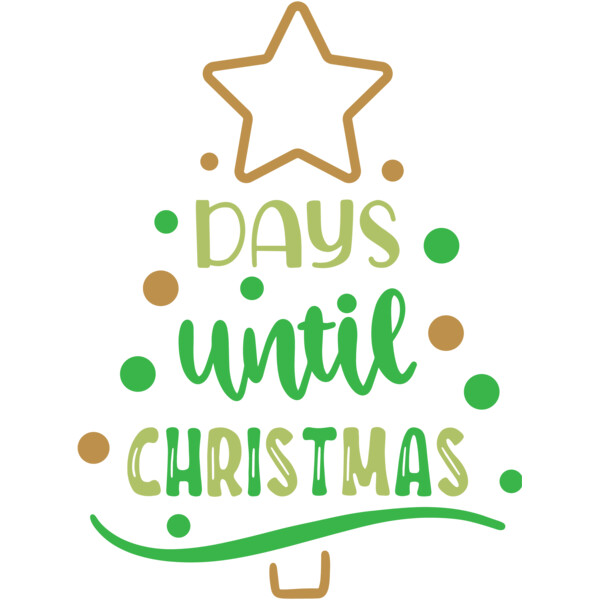 Days Until Christmas Bold (0758) Thumbnail