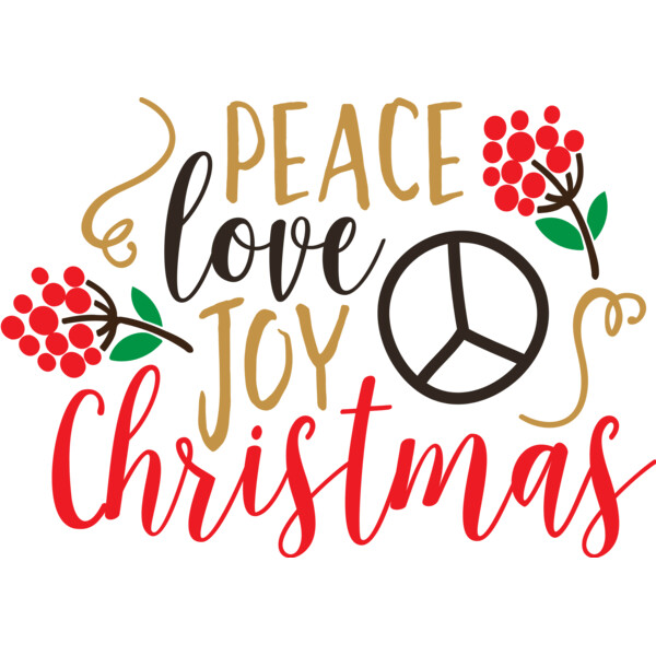 Peace Sign Xmas (0780) Thumbnail