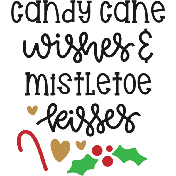 Candy Cane & Mistletoe (0609) Thumbnail