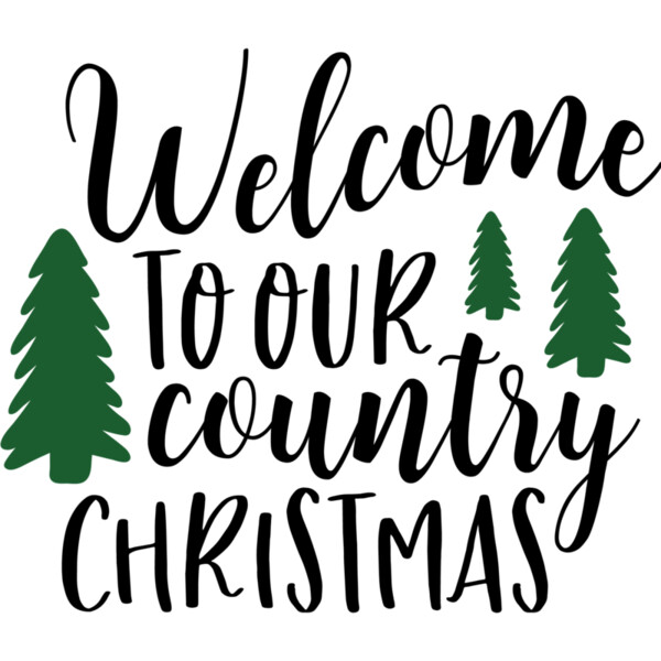Country Christmas Welcome (0754) Thumbnail