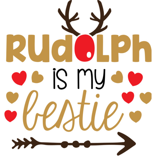 Rudolph Is My Bestie (0655) Thumbnail