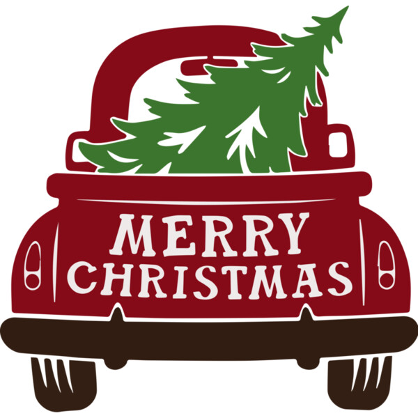 Merry Christmas with vintage caar Thumbnail