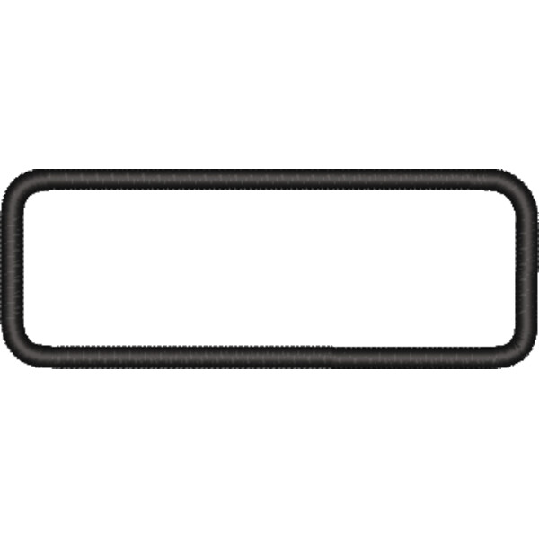 4 x 1.5 Round Corner Patch (0367) Thumbnail