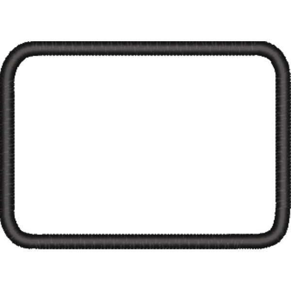 3.5 x 2.5 Round Corners Patch (0372) Thumbnail